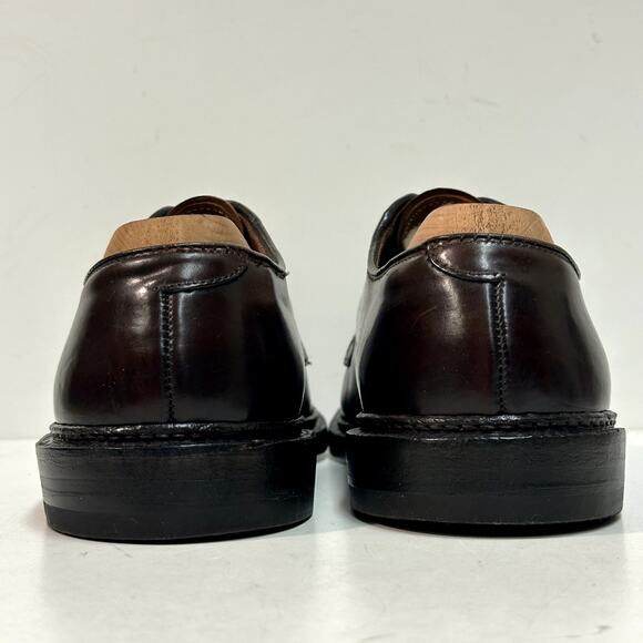FULLY RESOLED Alden 990 Color 8 Shell Cordovan Plain Toe Blucher EUC Made USA 7 - Picture 7 of 12